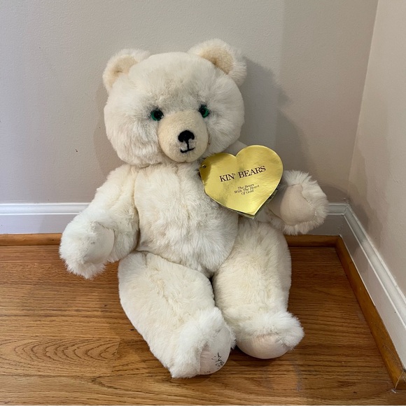 Hotchkin KIN Alas'Kin Bear #236 SIGNED new with tags 1986 Vintage - Picture 2 of 9